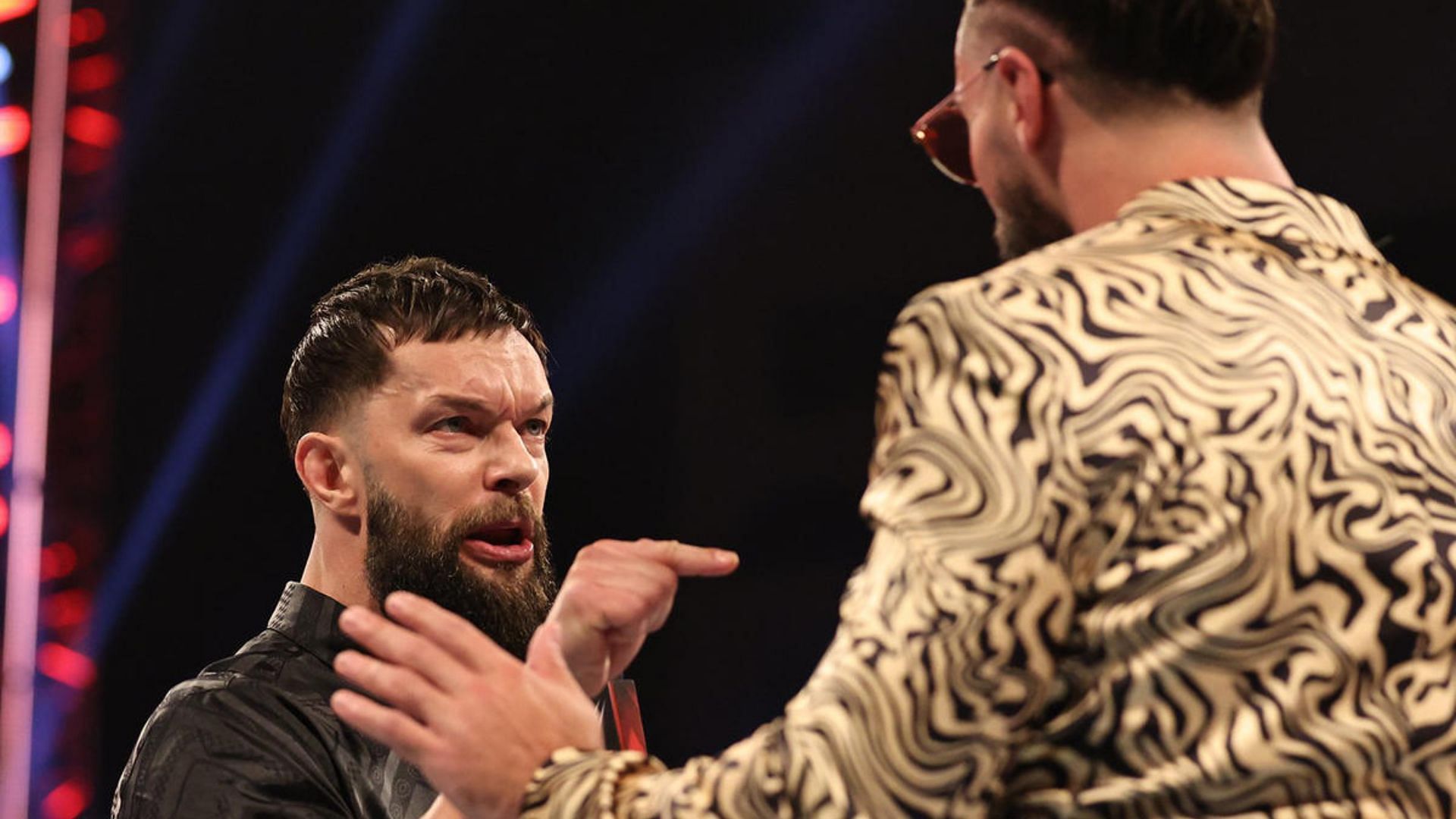 Seth Rollins and Finn Balor during a segment on RAW. Image Credits: wwe.com